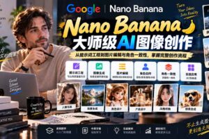 （20610期）【无水印】Nano Banana大师级AI图像实战课：从提示词工程到图片编辑与角色一致性，掌握完整创作流程