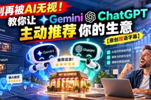 （20737期）别再被AI无视！教你让GeminiChatGPT主动推荐你的生意【原创双语字幕】