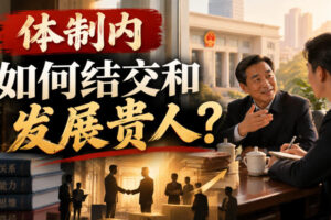 某公众号付费文章：体制内，如何结交和发展贵人?