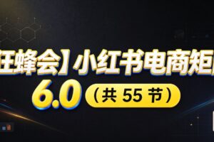 小红书电商实战6.0：开店配置多元选品，搬款AI图文矩阵运营，发货售后放大店铺收益