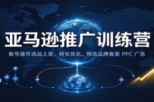 亚马逊推广训练营：账号操作选品上架，转化优化，物流品牌备案PPC广告运营