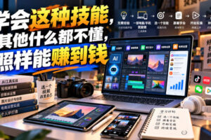 某公众号付费文章：学会这种技能，其他什么都不懂，照样能賺到钱