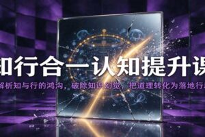 知行合一认知提升课:解析知与行的鸿沟,破除知识幻觉,把道理转化为落地行动