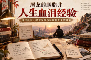 屠龙的胭脂井人生血泪经验｜自我成长、职业发展与认知提升干货合集【文档】