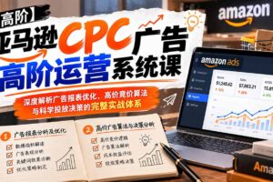 （20950期）亚马逊CPC广告高阶运营系统课：深度解析广告报表优化、高价竞价算法与科学投放决策的完整实战体系