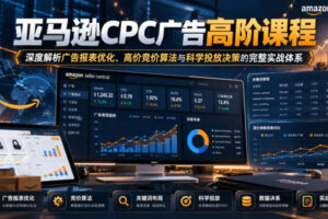 亚马逊CPC广告高阶课程，深度解析广告报表优化、高价竞价算法与科学投放决策的完整实战体系